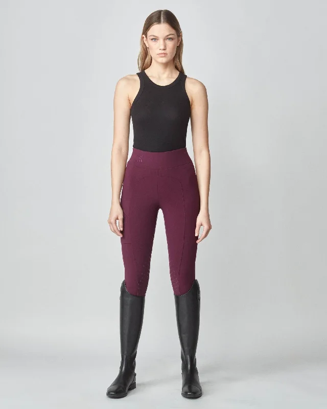 Price Drop Yagya Compression Pull-On Breeches Burgundy