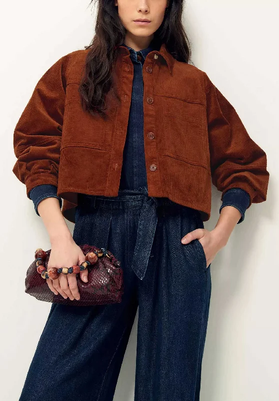 Discount Deals Denim Shirt Leone Corduroy Copper