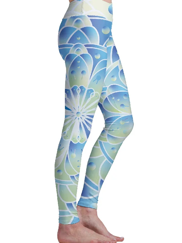 Indigo Ice Mandala Leggings