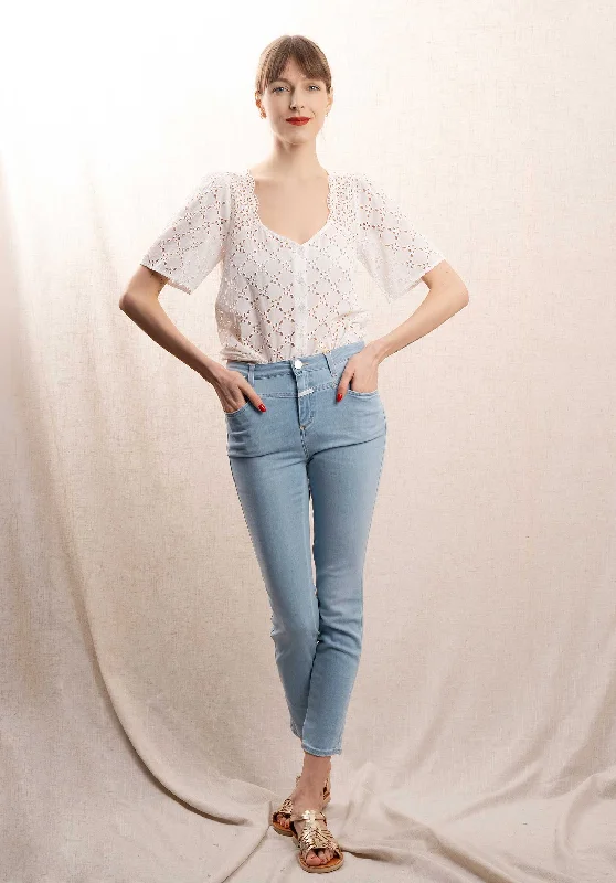 Reduced Prices Jeans Skinny Pusher C22231-06e-4b Light-Blue