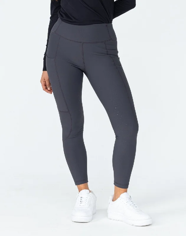 Exclusive Offers Equipad Ribbed Riding Leggings - Grey