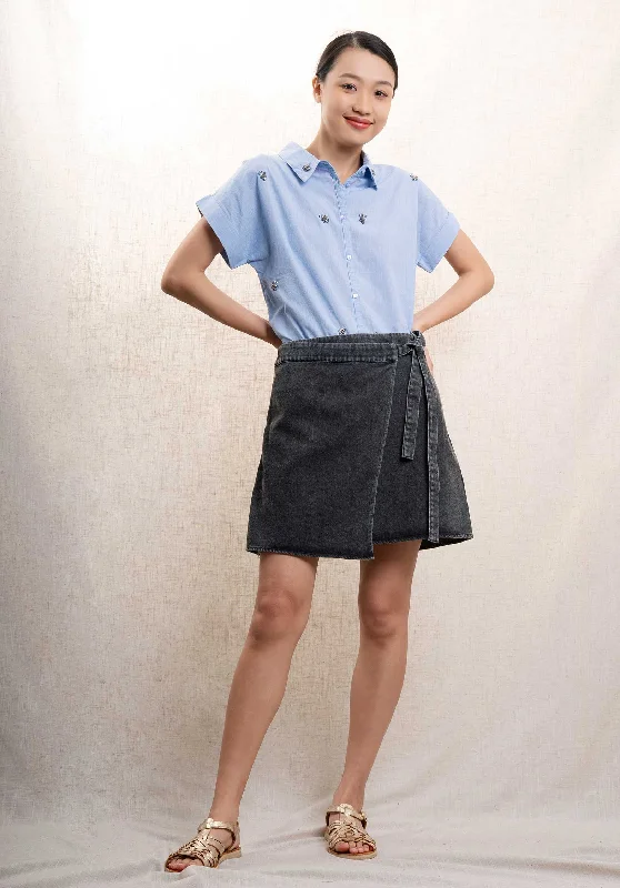 YEAR-End Sale Skirt J269 Noir
