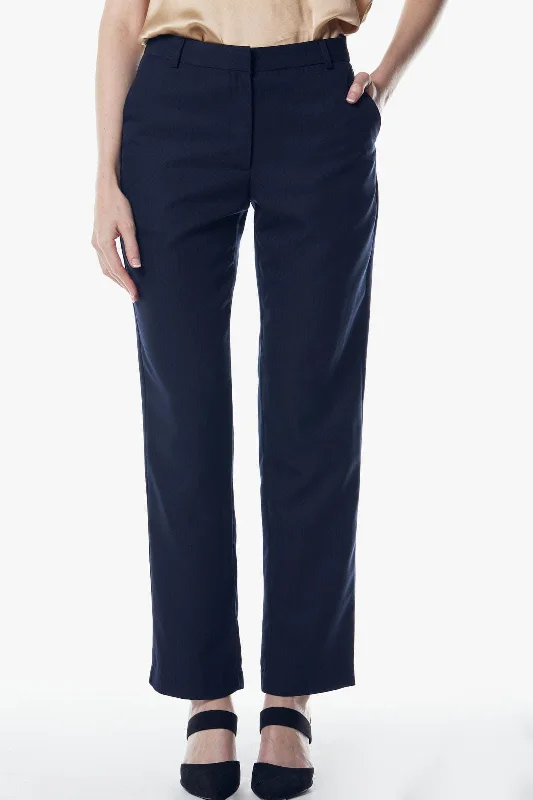 New Arrival Tailoring Slim Pants in Navy Blue