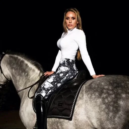 Great Bargains Cavaliere Couture The Grand Prix Riding Tight in Evening Ride Floral Great Bargains Cavaliere Couture The Grand Prix Riding Tight in Evening Ride Floral
