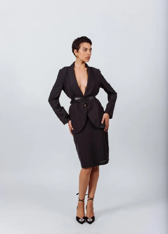 While Supplies Last Wool Pencil Skirt